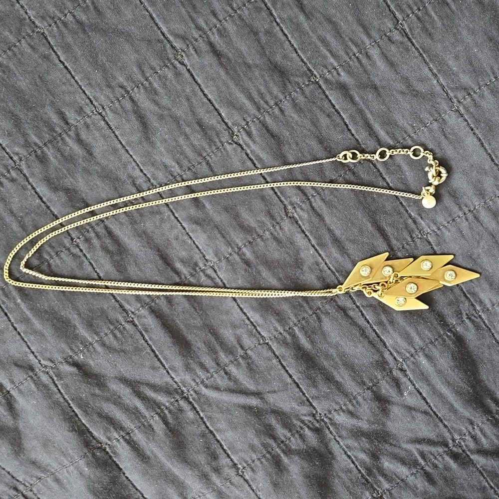 J. Crew Jeweled Dangles Pendant Necklace